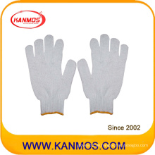 Industrielle Sicherheit gestrickte weiße Baumwolle Hand Arbeit Handschuhe für Großhandel Schiff (61001)